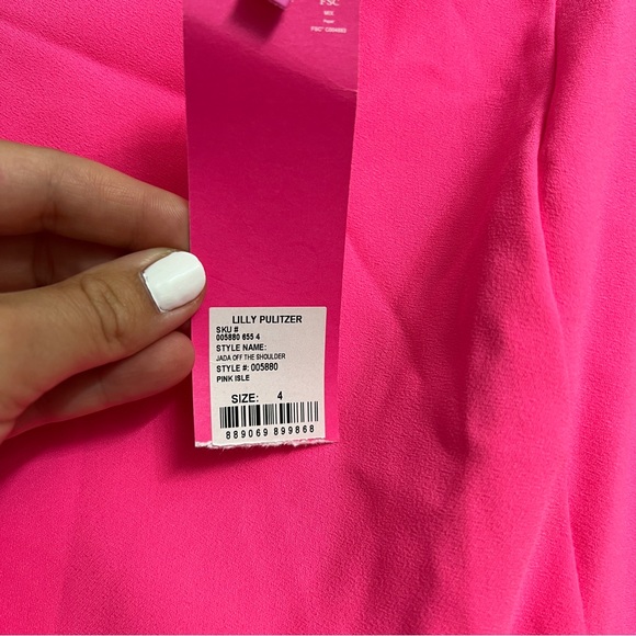Lily Pulitzer Hot Pink Jumpsuit NWT - Picture 7 of 9